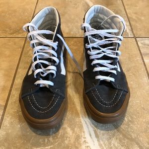 Vans Off The Wall Men’s 6.5, Women’s 8 Shoes Gray High Top Sneakers